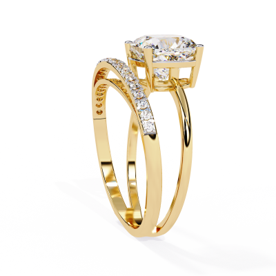 CLUSTER ROUND FLORAL DESIGN RING