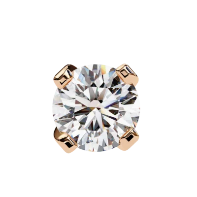 X PRONG DIAMOND STUDS