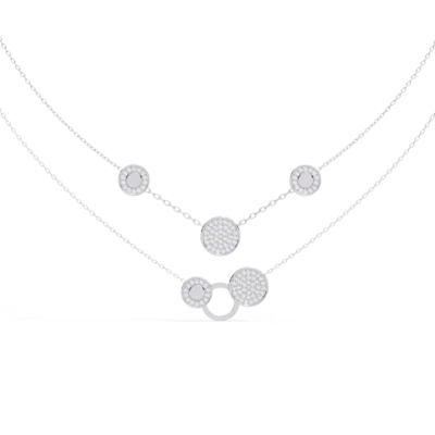CELESTIAL  CHARMS  WITH LAYERED CHAIN