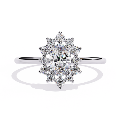 FLORA RADIANCE DIAMOND RING