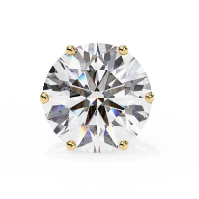 CUSHION SQUARE SOLITAIRE STUDS