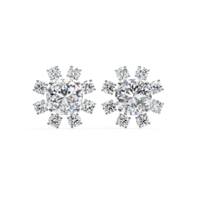 DIAMOND DAISY STUDS