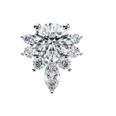 CLUSTER DIAMOND STUDS