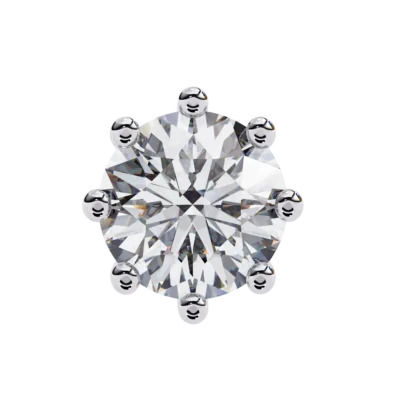 BASIC ROUND SOLITAIRE 8 PRONG STUDS