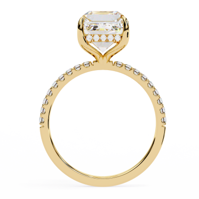 EMERALD CLASSIC SOLITAIRE RING