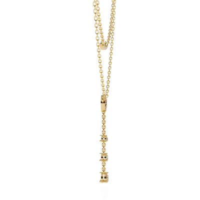 DUO DROP DIAMOND NECKLACE