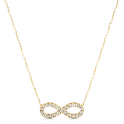 ROUND DIAMOND INFINITY DESIGNN PENDANT