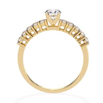 CLASSIC ROUND DIAMOND ENGAGEMENT RING
