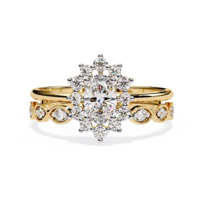 DOUBLE BAND JOYFULL CONSTELLATION RING