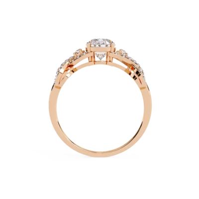 INFINITYY CROWN SPIRAL ENGAGEMENT RING