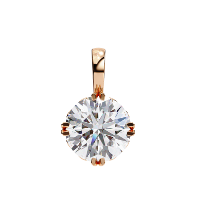REGULAR ROUND SOLITAIRE PENDANT