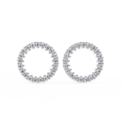 ETERNITY DIAMOND HOOPS