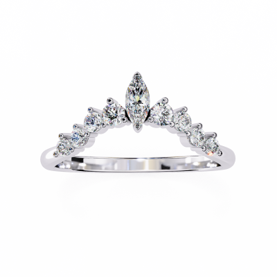 ARC STYLE DIAMOND RING