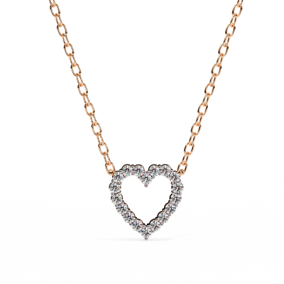 LOVE'S EMBRACE HEART PENDANT