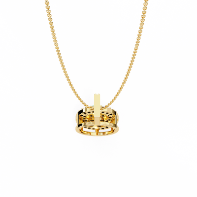 DOIBLE HALO CLUSTER DIAMOND PENDANT