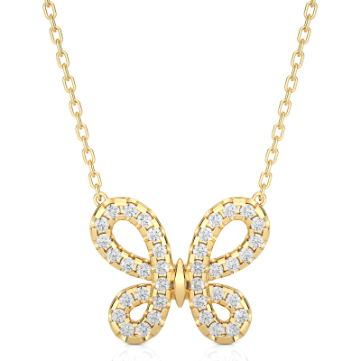 BUTTERFLY DIAMOND PENDANT