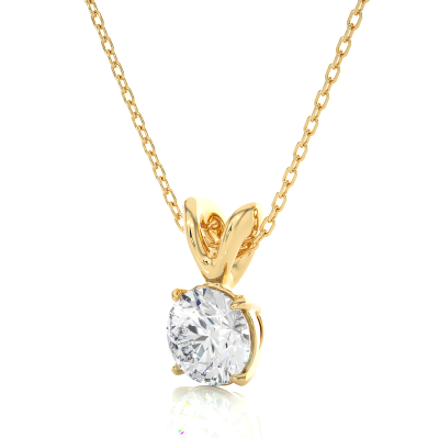 FANCY ROUND THICK LOOP PENDANT
